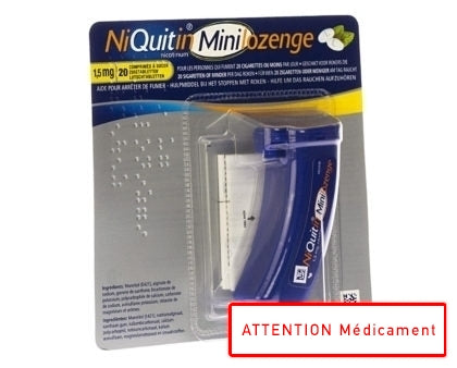 Niquitin 1,5mg Minilozenge Comp A Sucer 20