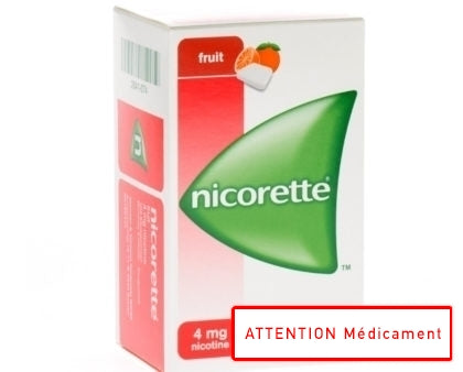 Nicorette Fruit Gomme Mach 105x4mg