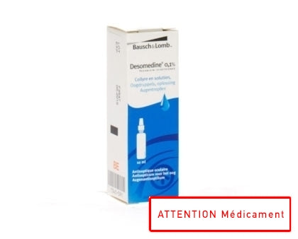Desomedine 0,1 % Collyre Fl 10ml