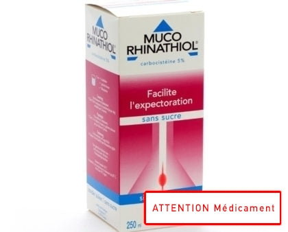 MUCORHINATHIOL AD SS SUCRE 5% SIR 250 ML