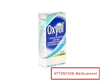Oxyal Solution Ophtalmique Lubrifiante 0,15% 10ml