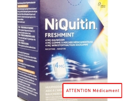 Niquitin Mint 4,0mg Gomme A Macher 100