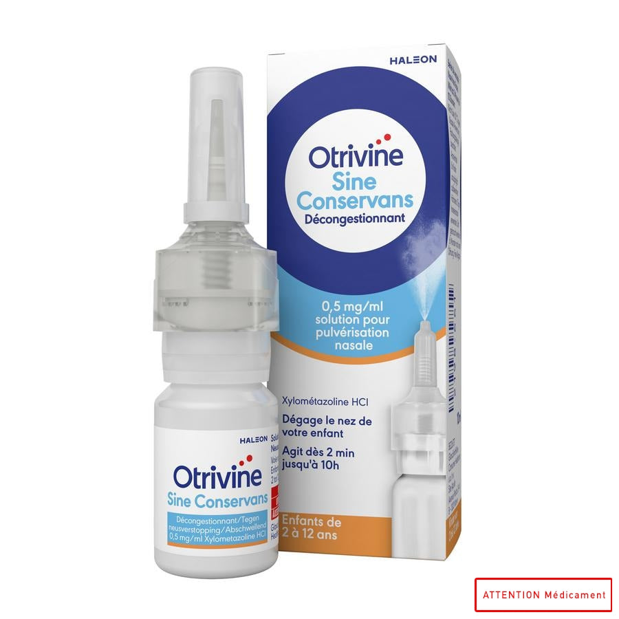 OTRIVINE SINE CONSERVANS 0,5 MG/ML 10 ML