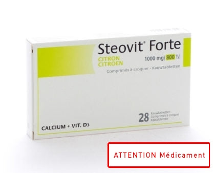 Steovit Forte 1000mg/800ui Comp Croq 28