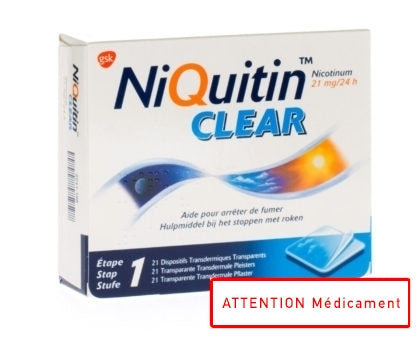 Niquitin Clear Patches 21 X 21mg