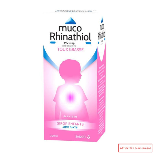 MUCORHINATHIOL ENF SS SUCRE 2% SIR 200ML