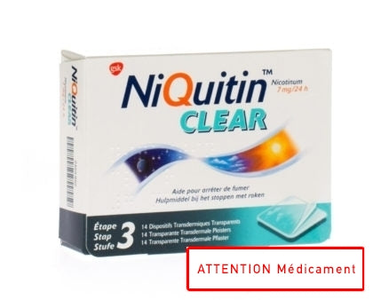 Niquitin Clear Patches 14 X 7mg
