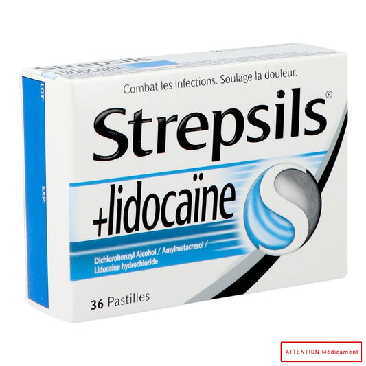 STREPSILS LIDOCAINE 36 PAST