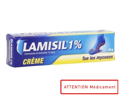 Lamisil Creme 1% Tube Lamine Aluminium 15g
