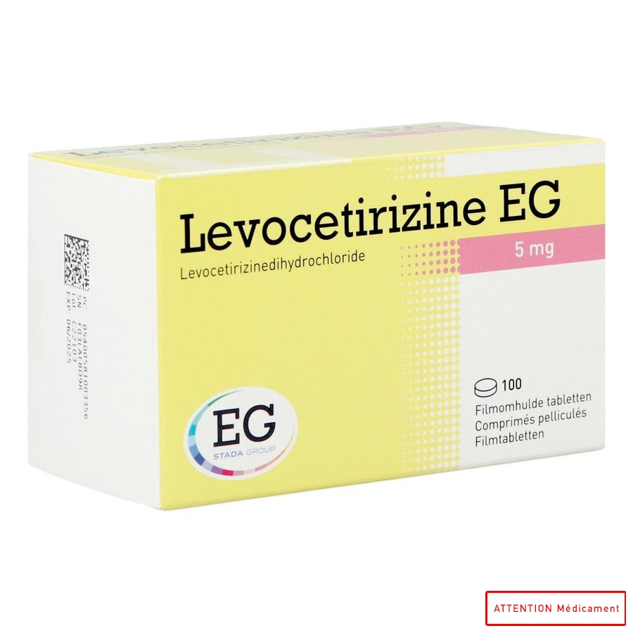 LEVOCETIRIZINE EG 5 MG 100 CPR
