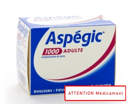 ASPEGIC 1000MG 20 SACHETS