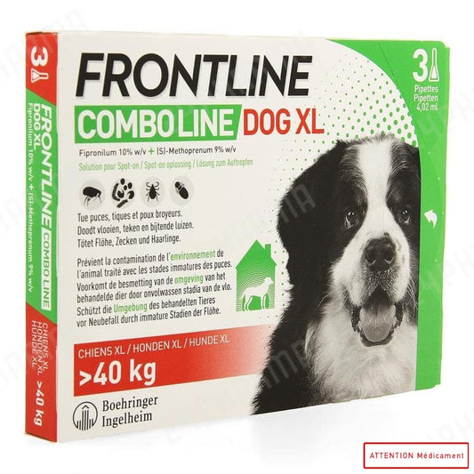 FRONTLINE COMBO SPOT ON CHIEN XL 3PIP VE
