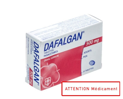 DAFALGAN 500 MG 20 CPR