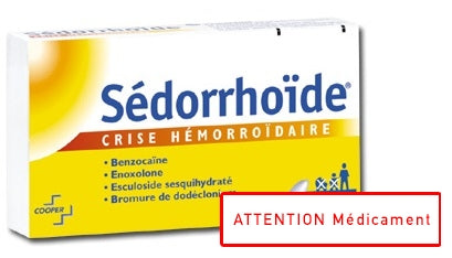 SEDORRHOIDE CRISE HEMORROID 8 SUPP