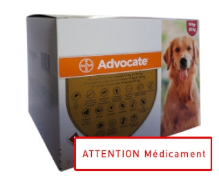 ADVOCATE SPOT ON CHIEN 10-25 KG 21*2,5ML