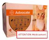 ADVOCATE SPOT ON CHAT <4 KG 21*0,4 ML