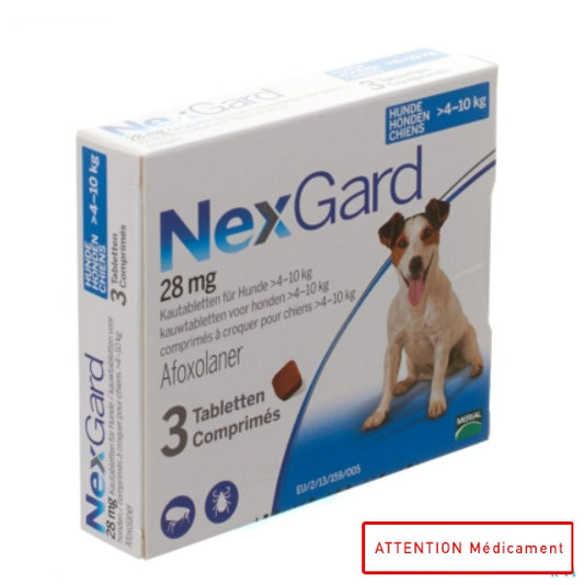NEXGARD 28 MG M 3 CPR CROQ VET