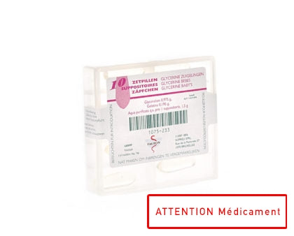 GLYCERINE SUPPO BEBES 10 PCS FAGRON