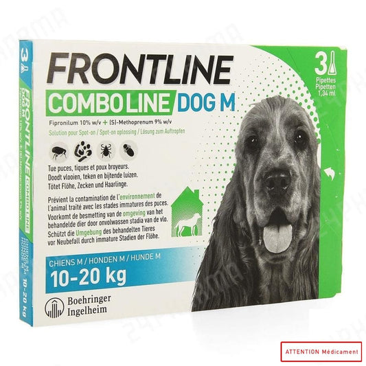 FRONTLINE COMBO SPOT ON CHIEN M 3PIP VET