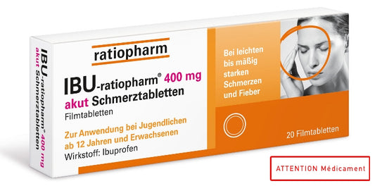 IBU RATIO 400 MG 20 CPR