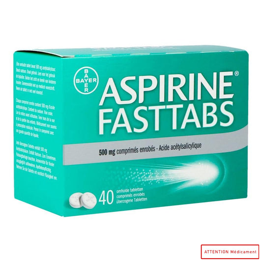 ASPIRINE FASTTAPS 500 MG 40 CPR