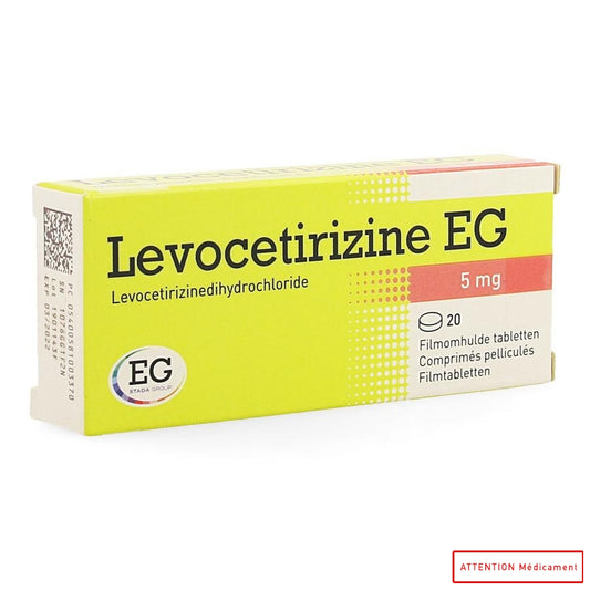 LEVOCETIRIZINE EG 5 MG 20 CPR