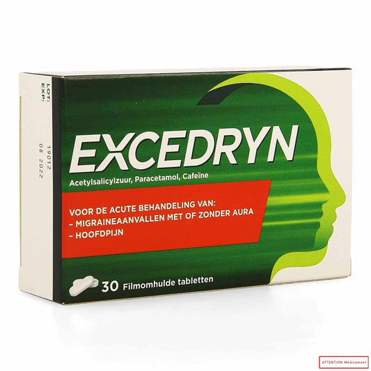 EXCEDRYN MIGRAINE+MAUX DE TETE 30CPR BLI
