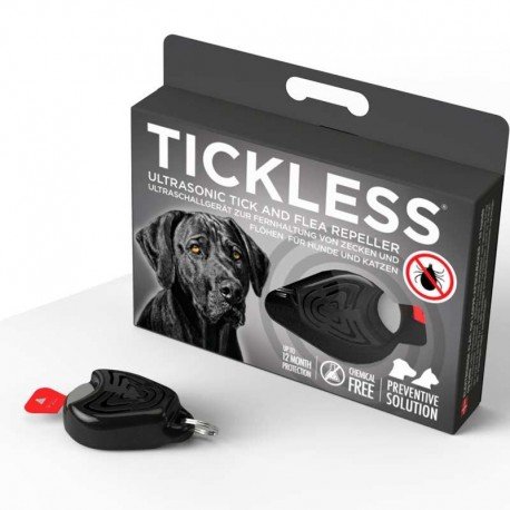 Tickless Ultrason Repousse Tique Puce Noir