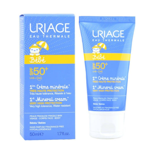 URIAGE BEBE CREME MINERALE F50+ 50 ML