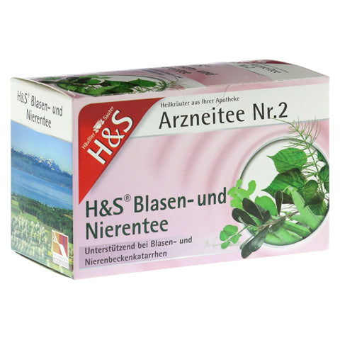 H+S THÉ POUR VESSIE ET REIN THÉ II 20 SACH NR 2