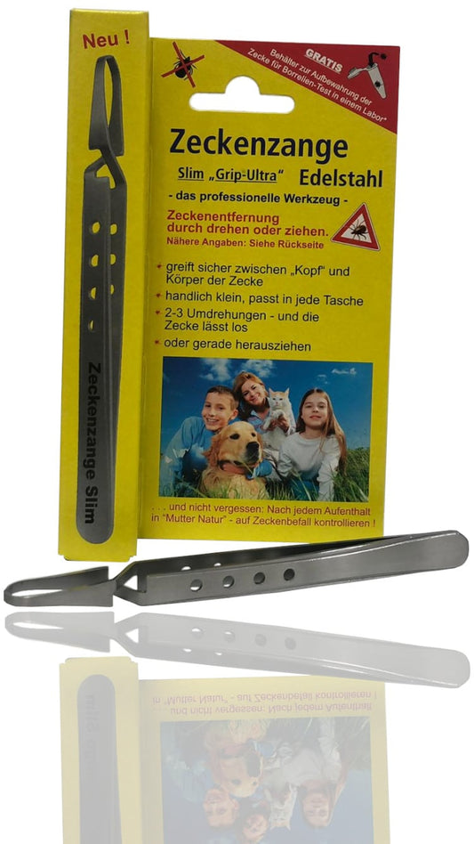 PINCES À TIQUES ACIER CHIRURGICAL MINCE