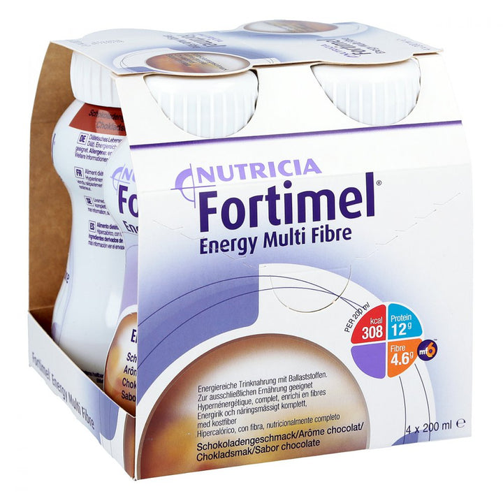 FORTIMEL ENERGY MULTI FIBRE CHOCO 4*200
