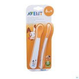 AVENT CUILLERES EMBOUT SOUPLE +6 M