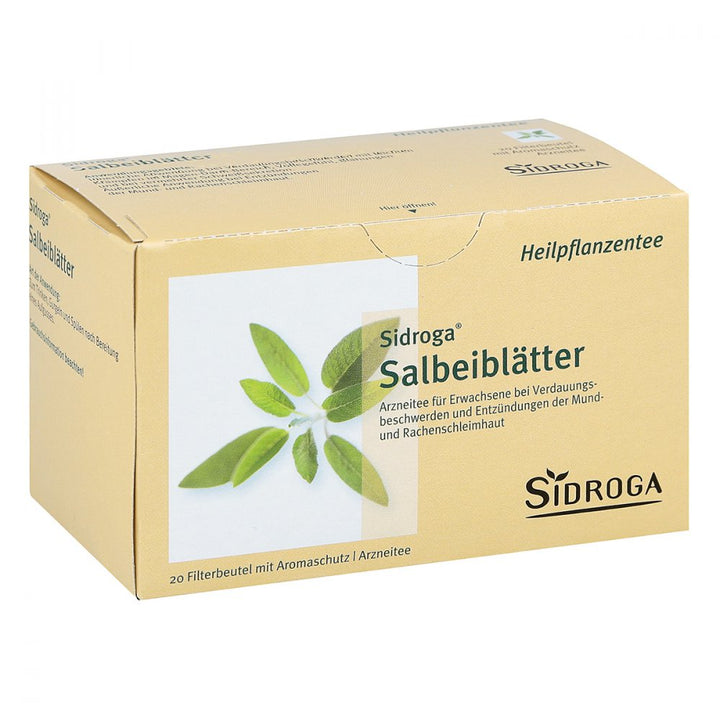 SIDROGA SALBEIBLAETTER 20 SACH