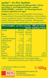 APODAY HEISSE ZITRONE 10*10 G ZUCKERFREI
