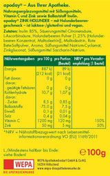 APODAY ZINK HOLUNDER 10 * 10 G