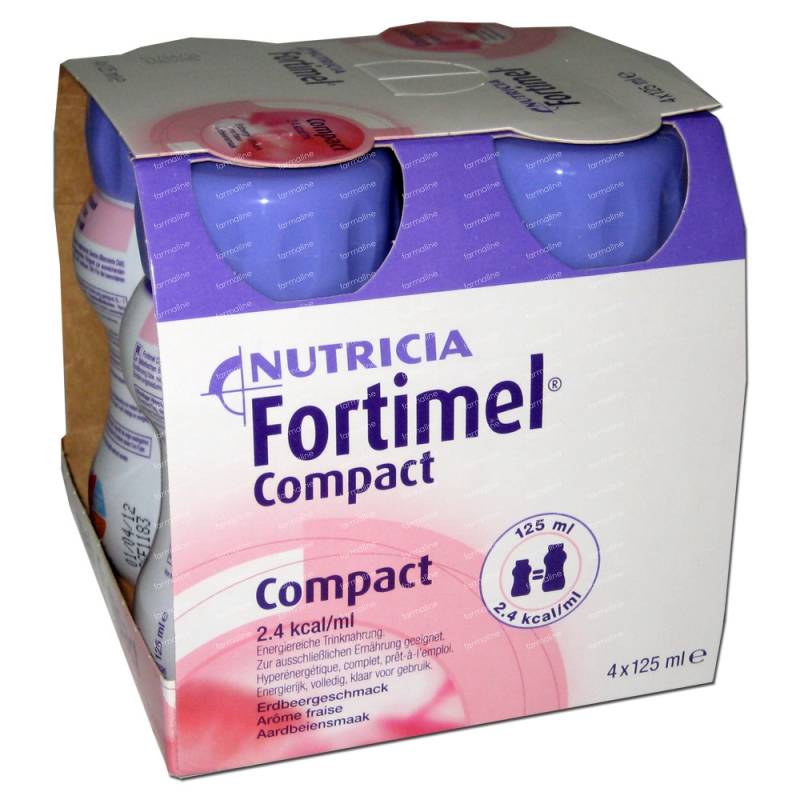 FORTIMEL COMPACT FRAISE 4*125 ML