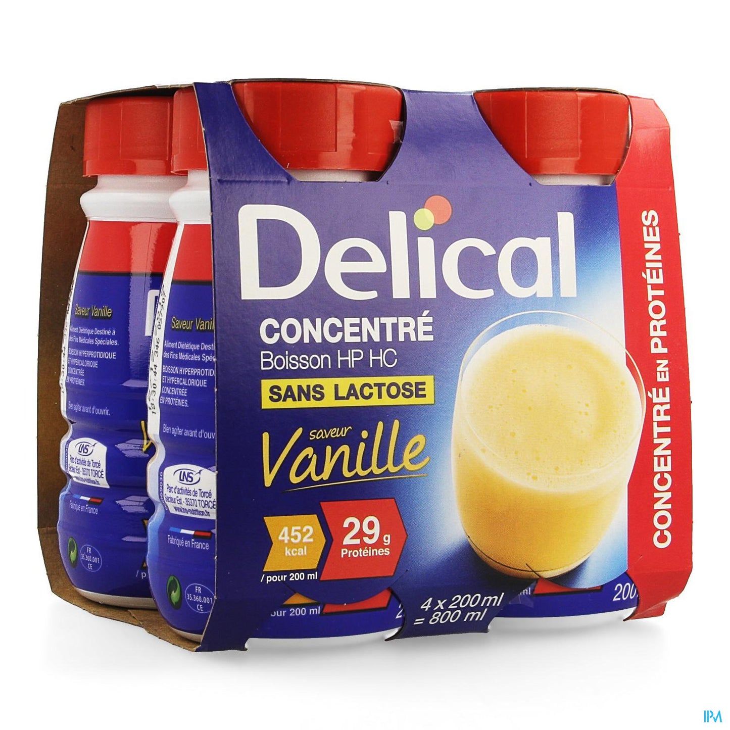 DELICAL CONCENTRE VANILLE 4*200 ML