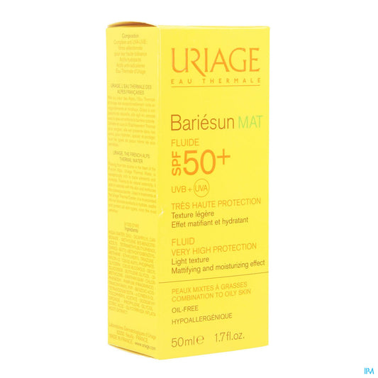 URIAGE BARIESUN MAT F50+ FLUIDE T 50 ML