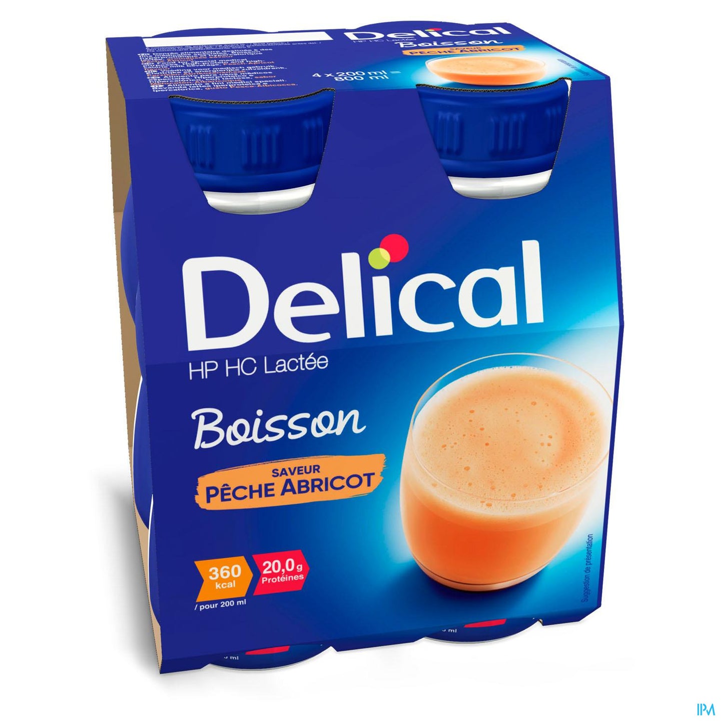 DELICAL HPHC 360 PECHE ABR 4*200ML