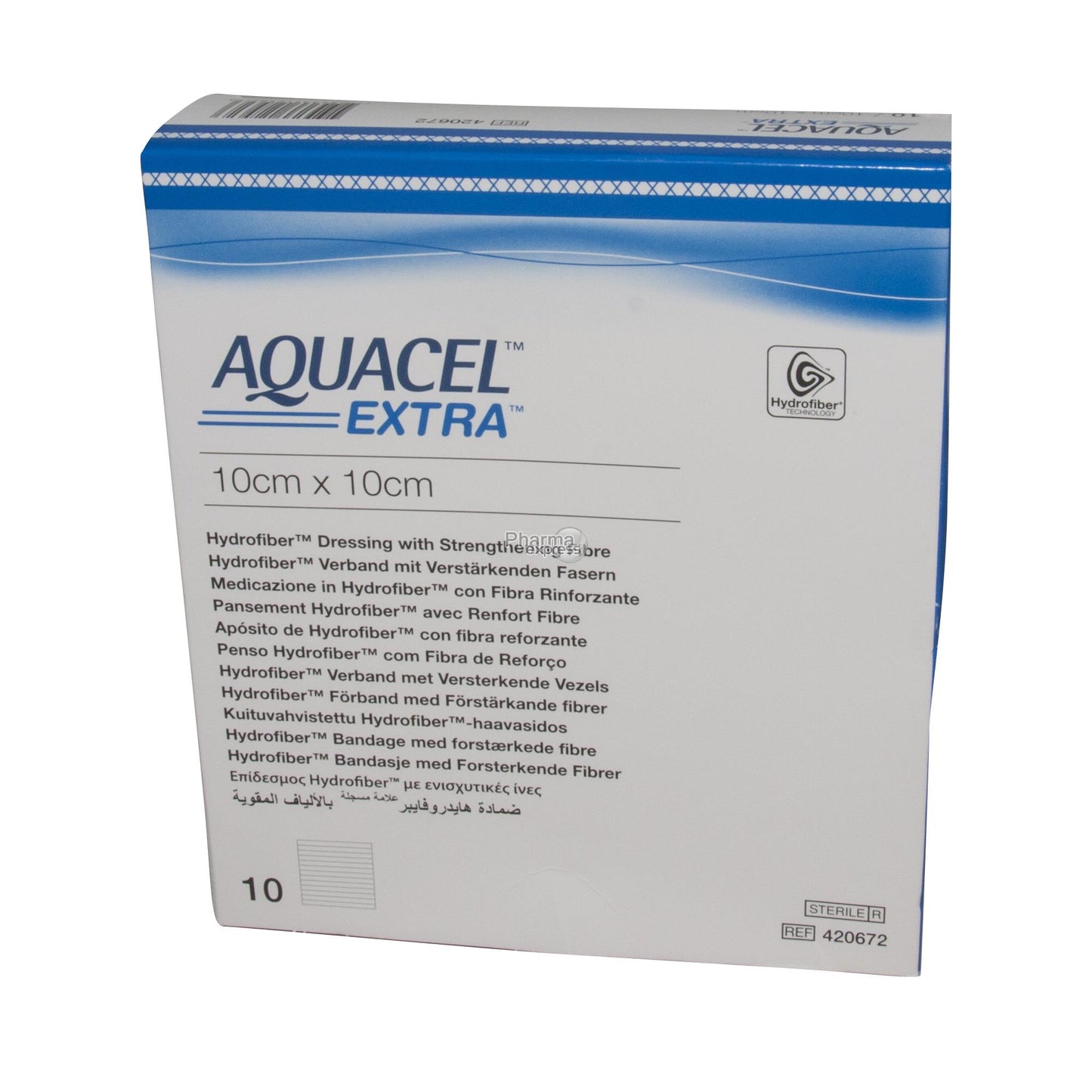 AQUACEL EXTRA 10*10 CM 10 PANS    420672