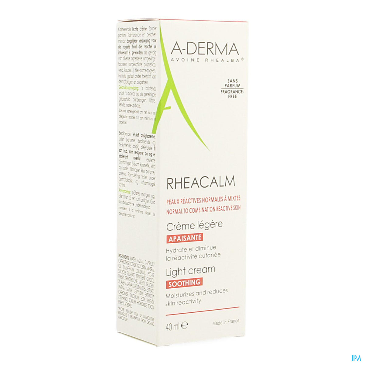 ADERMA RHEACALM CREME LEGERE 40 ML