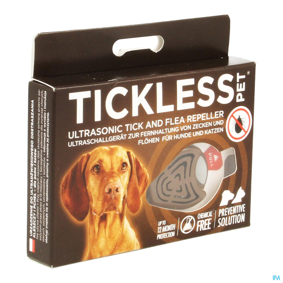 Tickless Ultrason Repousse Tique Puce Brun