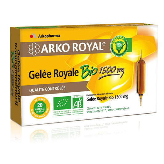 ARKOROYAL GELEE ROYALE BIO 1500MG 20AMP