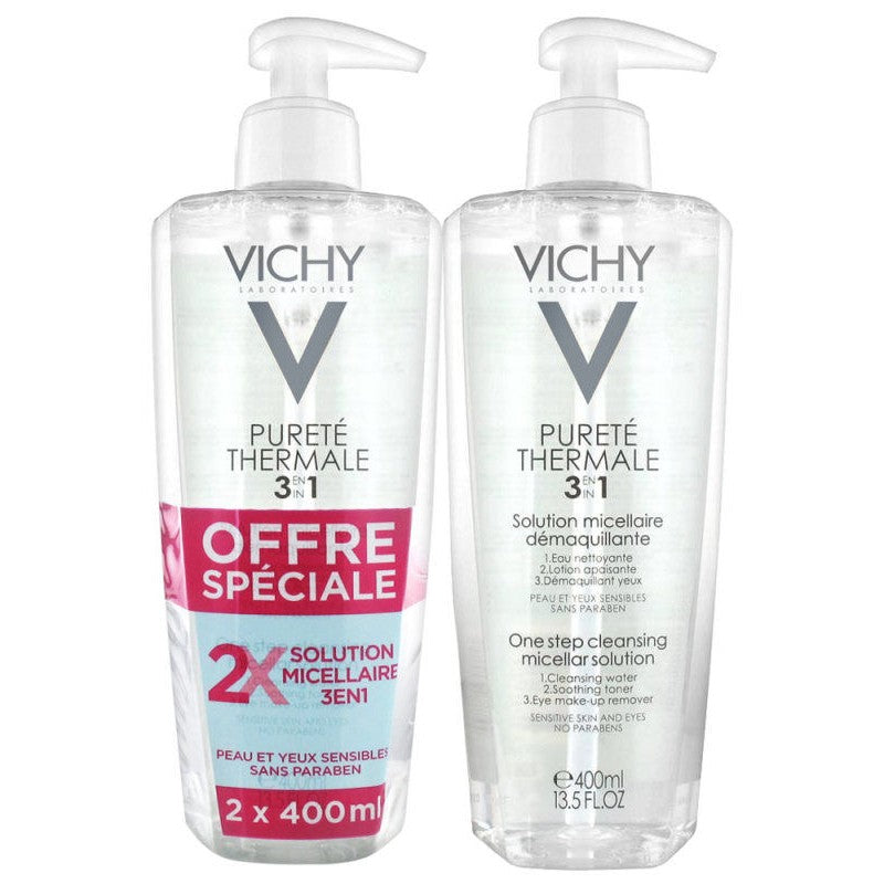 VICHY PUR THERM SOL MICEL DUO 2*400ML