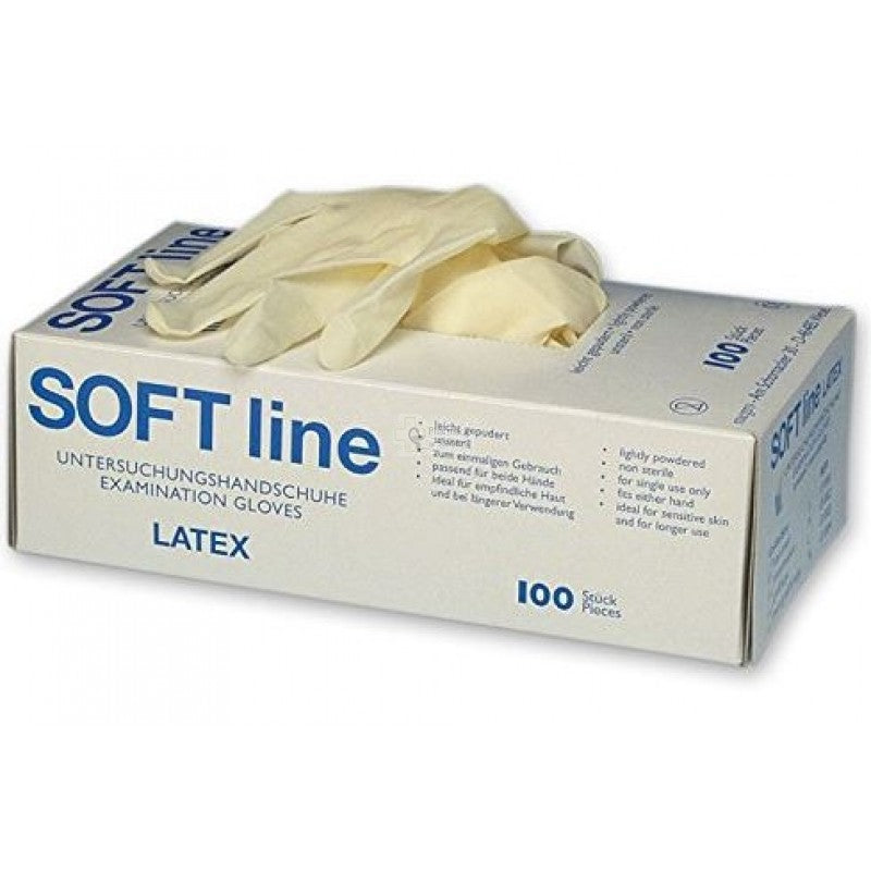 GANTS LATEX M A 100 PDR SOFTLINE