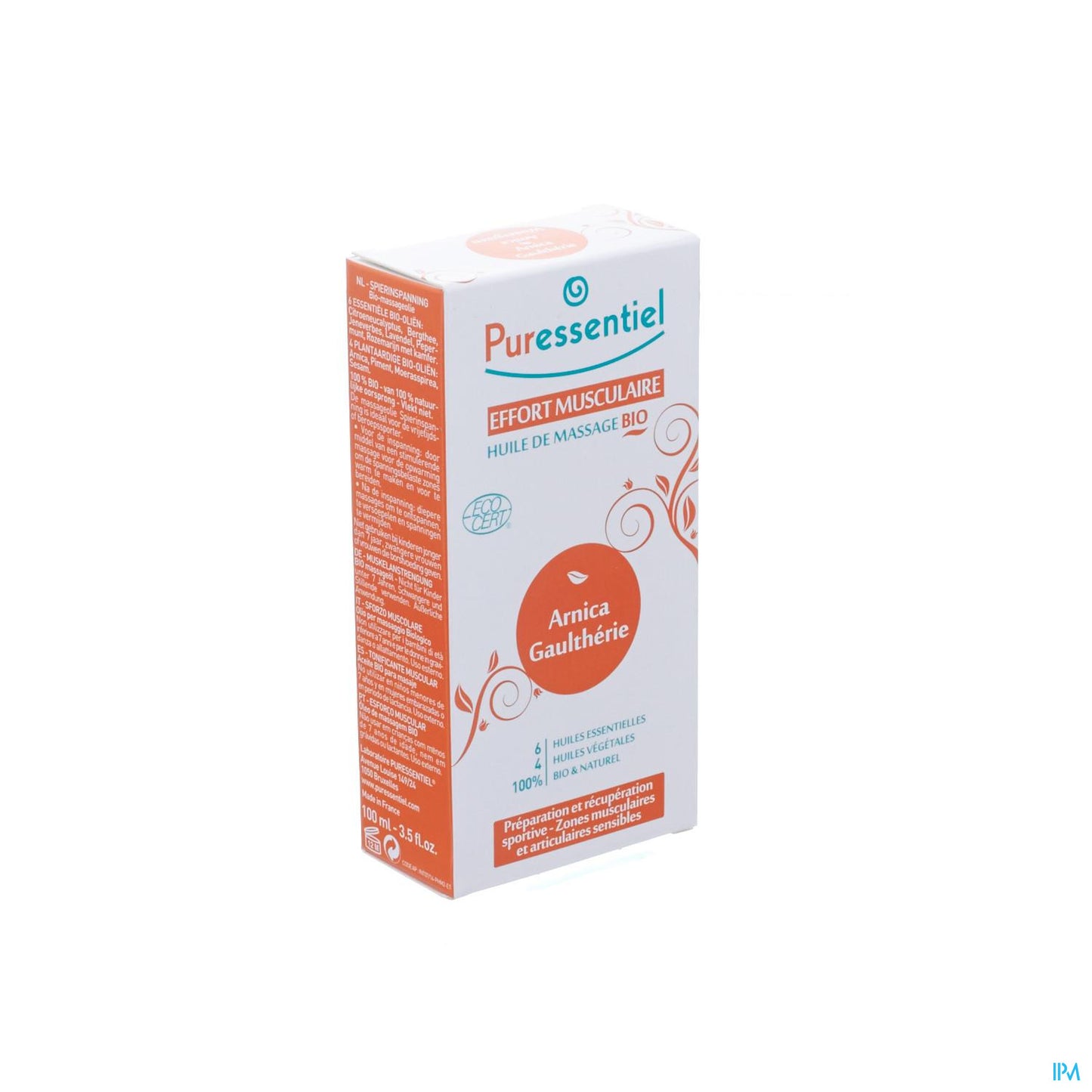 PURESSENTIEL HUILE MASSAGE EFFORT MUSCUL