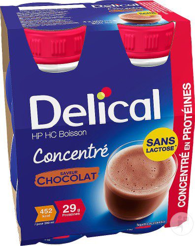 DELICAL CONCENTRE CHOCOLAT  4*200ML