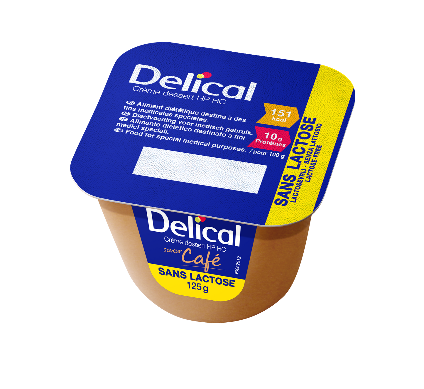 DELICAL CREME SANS LACTOSE CAFE 125G