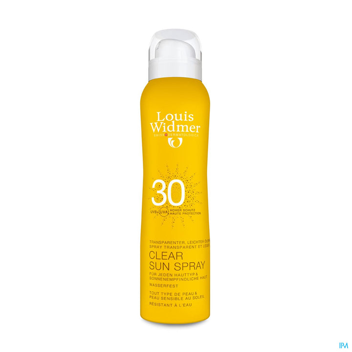WIDMER CLEAR SUN SPRAY 30 PARF